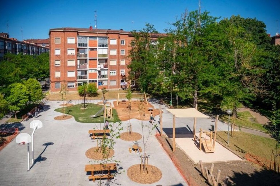 Parque renovado en Adurza