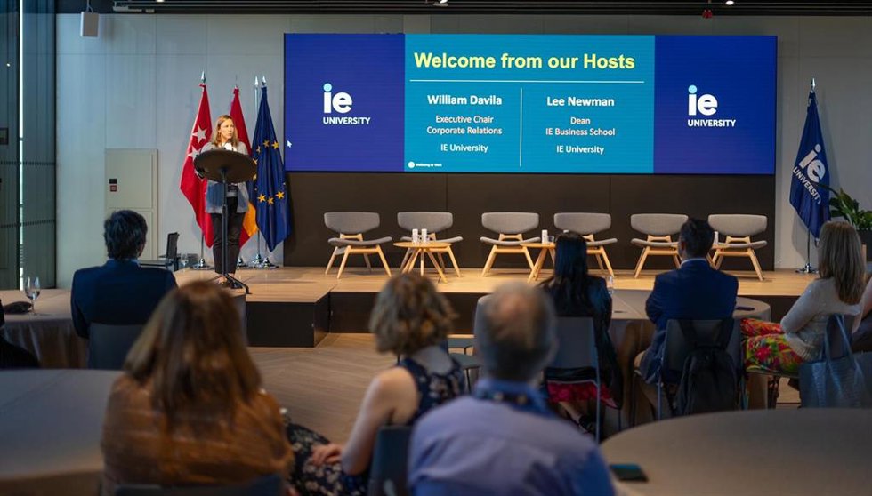 Archivo - IE University acoge el primer encuentro internacional sobre bienestar corporativo, liderazgo y futuro.