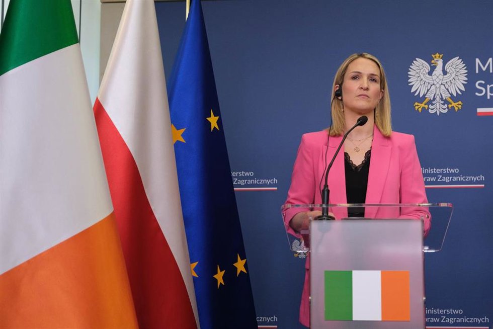 La ministra de Exteriores de Irlanda, Helen McEntee