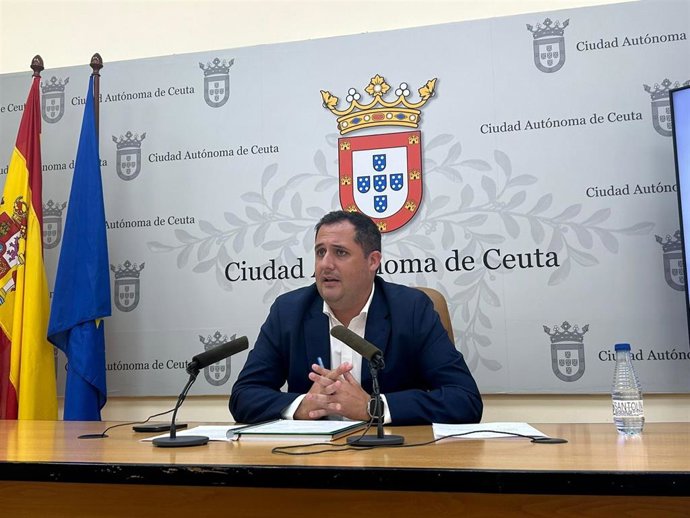 Archivo - El portavoz del Gobierno de Ceuta, Alejandro Ramírez.