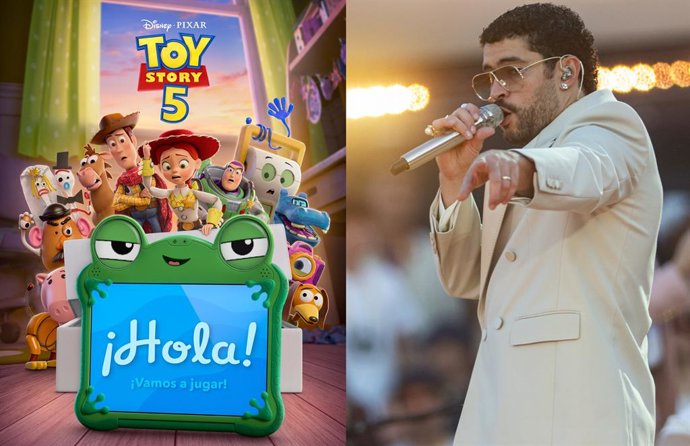 Bad Bunny ficha por Toy Story 5 como Pizza con Gafas de Sol