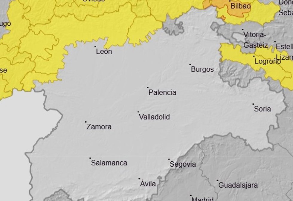 Avisos por tormentas en León, Palencia y Zamora para el 26 de mayo de 2026.