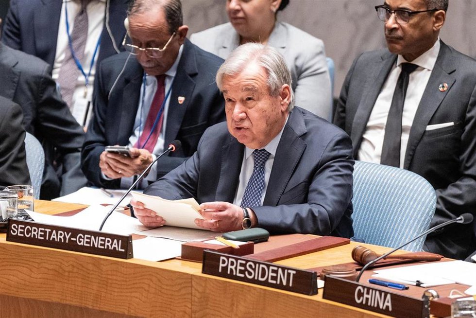 El secretario general de Naciones Unidas, António Guterres
