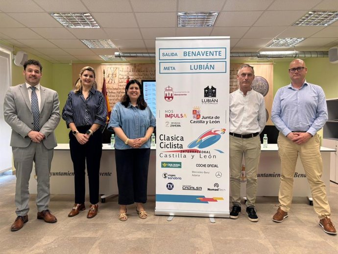 Imagen de la presentación de la prueba ciclista