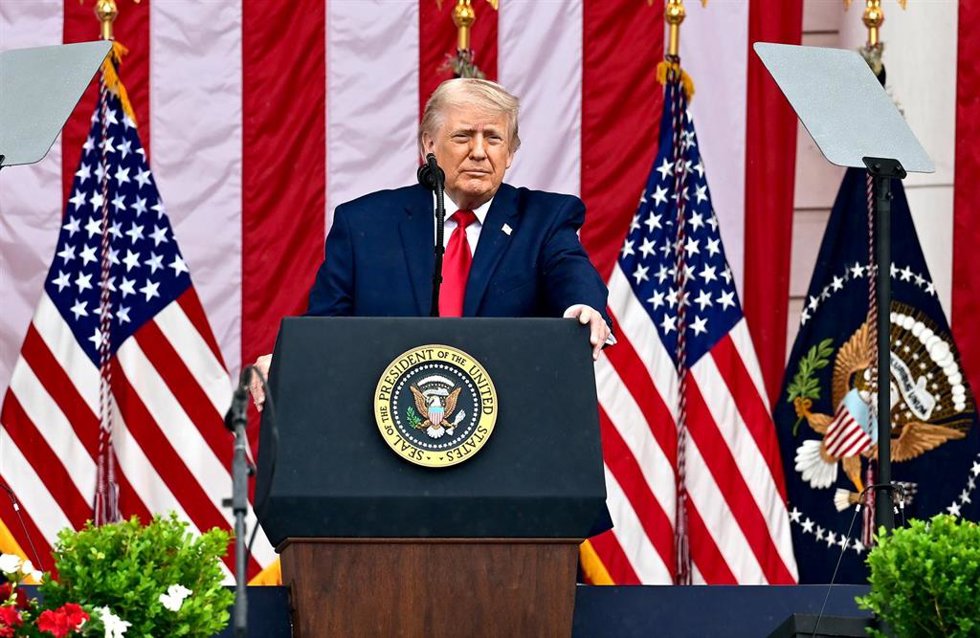 El presidente estadounidense, Donald Trump