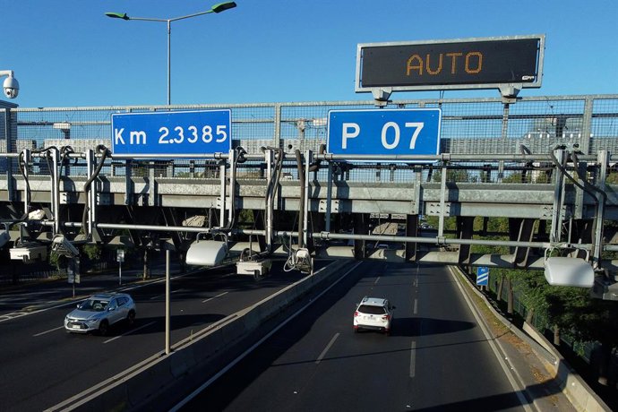 Santiago, 2 de Enero de 2024  Imagenes referenciales de autopistas por alza en la tarifa del Tag  Javier Salvo/Aton Chile
