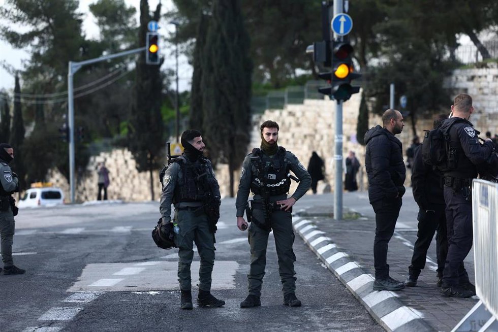 Archivo - Agentes de la Policía de Israel