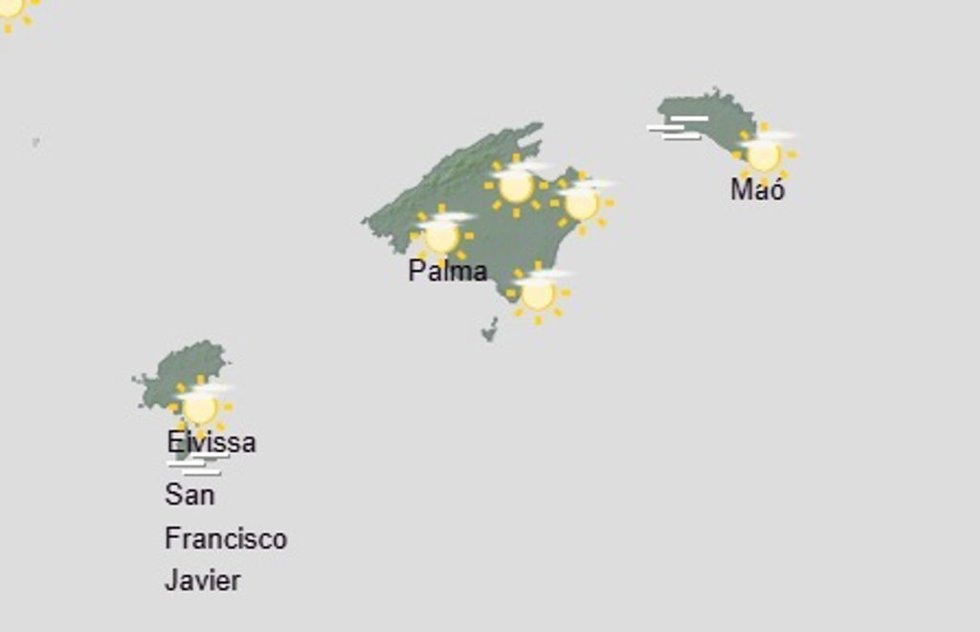 El tiempo hoy, miércoles 27 de mayo, en Baleares.