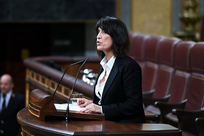 Archivo - Arxiu - La diputada de Junts Pilar Calvo Gómez 