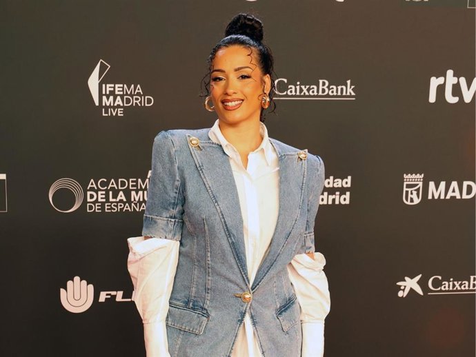 Chanel Terrero duran la gala de entrega de los Premios de la Academia de la Música, a 26 de mayo de 2026, en Madrid (España). Los Premios de la Academia de la Música celebran su tercera edición