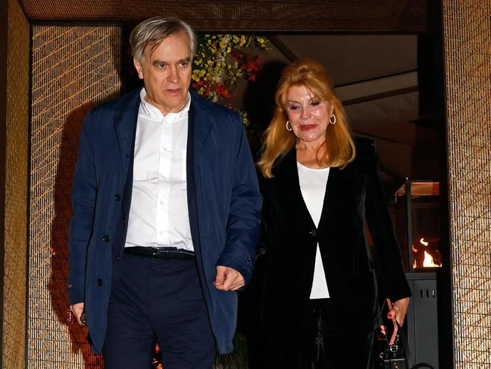 Archivo - Tita Cervera Y Guillermo Solana, Director Artístico Del Museo Thyssen, En Una Imagen De Archivo