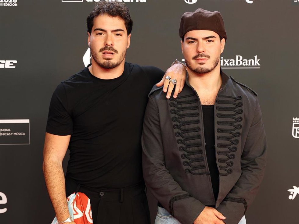 Gemeliers durante la gala de entrega de los Premios de la Academia de la Música, a 26 de mayo de 2026, en Madrid