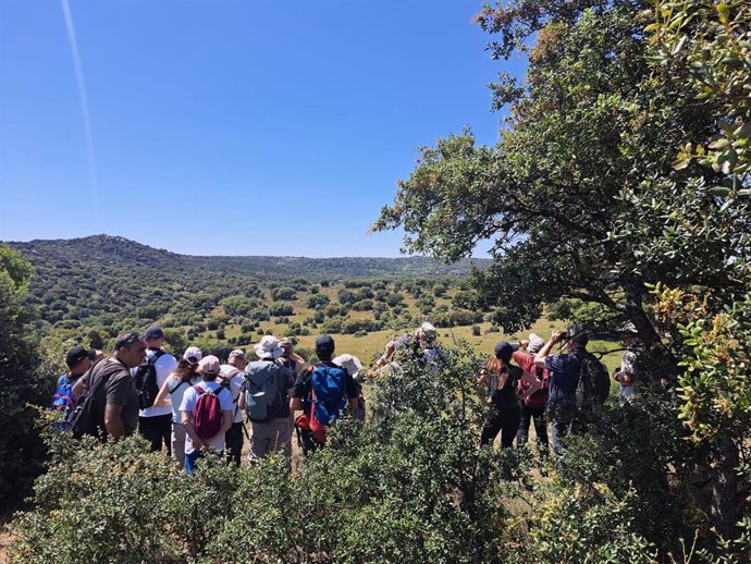 Participantes en el XII Curso 'Conoce las aves de Ávila', de la Diputación.