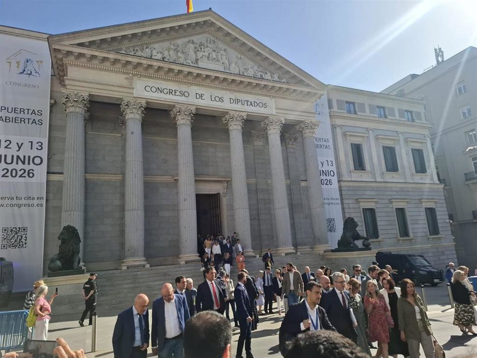 Desalojo del Congreso por simulacro de emergencia