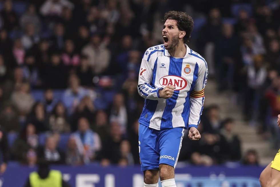 Archivo - Leandro Cabrera durante un partido con el RCD Espanyol