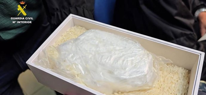 Droga intervenida en el desmantelamiento de una red que introducía cocaína en Tenerife