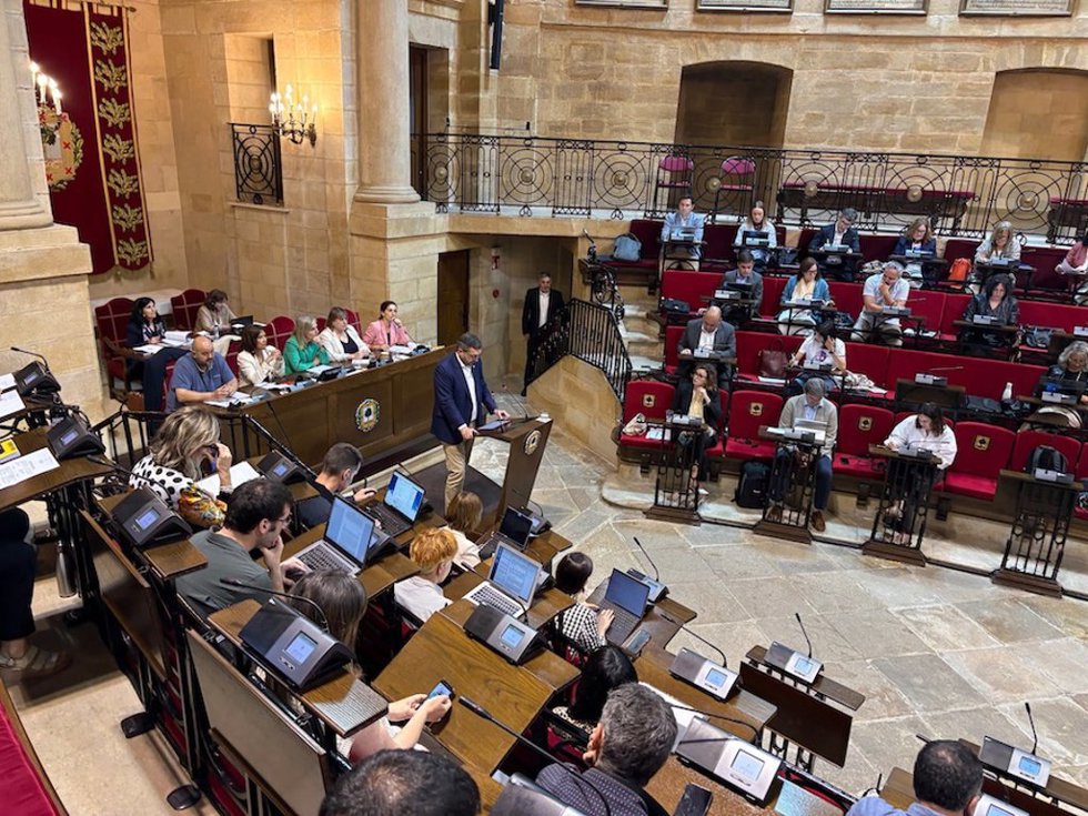 Archivo - Pleno de las Juntas Generales de Bizkaia en la Casa de Juntas de Gernika