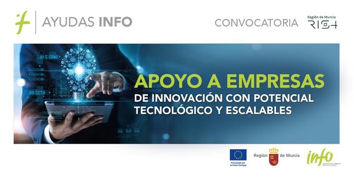 El Gobierno regional destina 2,2 millones de euros a la creación de empresas innovadoras con alto potencial de crecimiento