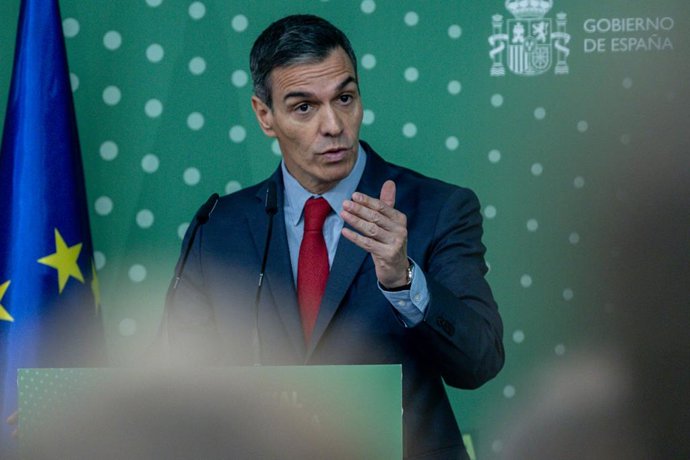 El presidente del Gobierno, Pedro Sánchez