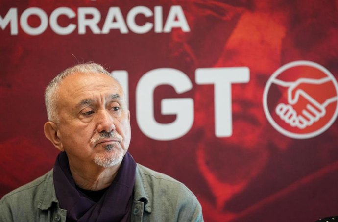 El secretario general de la UGT, Pepe Álvarez