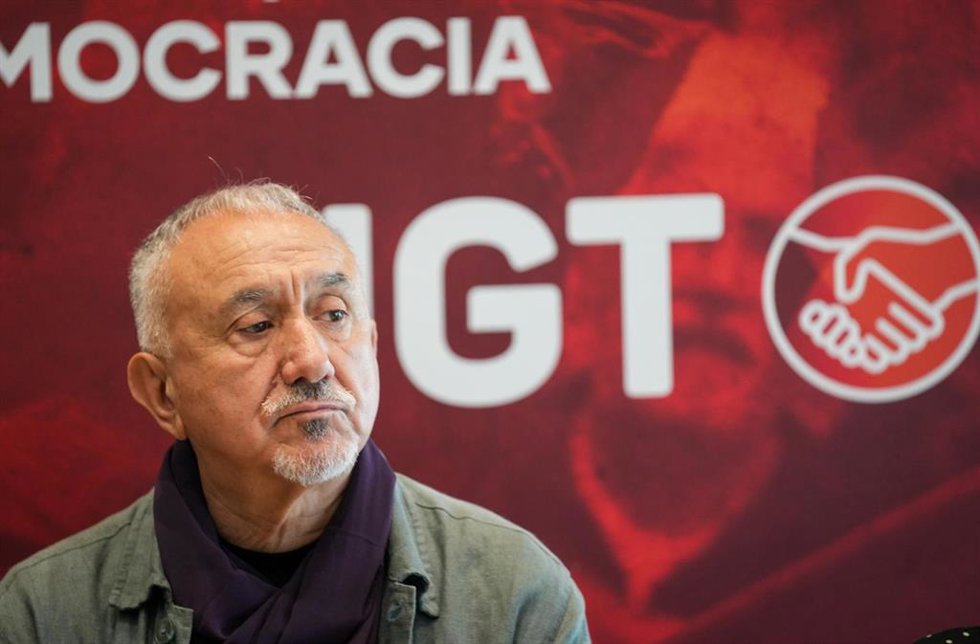 El secretario general de la UGT, Pepe Álvarez