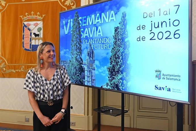 La Concejala De Medio Ambiente, María José Coca, En La Presentación De La Sexta Edición De La Semana Savia.