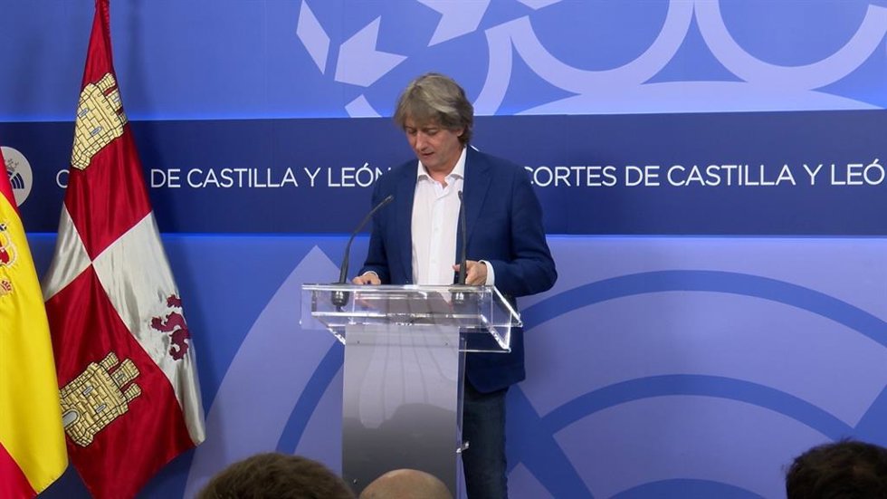 Carlos Martínez en un momento de la rueda de prensa ofrecida este miércoles en Valladolid