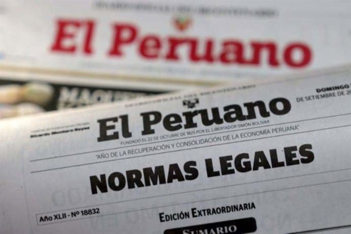 Perú.- Estas son las normas legales más importantes del viernes 8 de mayo del 2026