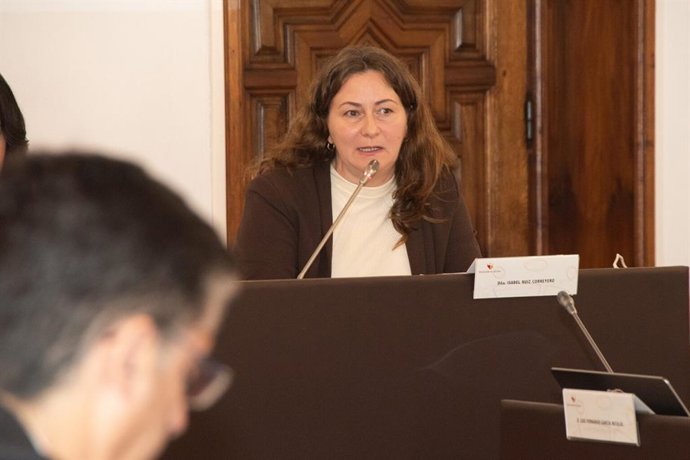 Archivo - Isabel Ruiz, diputada de Economía y Hacienda de la Diputación de Cáceres