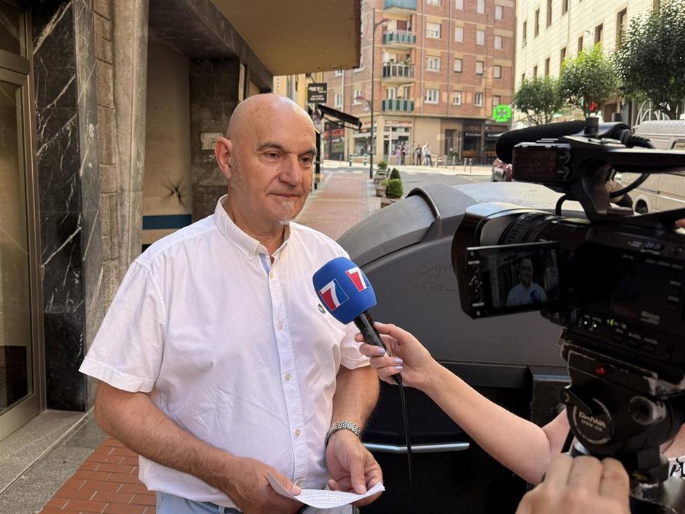 El concejal de Seguridad Ciudadana de Barakaldo, Angle Madrazo.