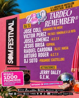 Cartel de Tardeo Remember