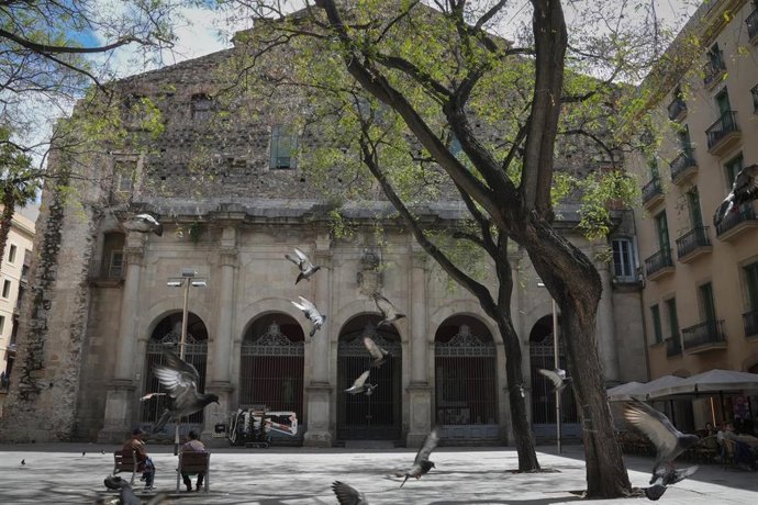 Fachada de la Iglasia de Sant Agustí en Barcelona