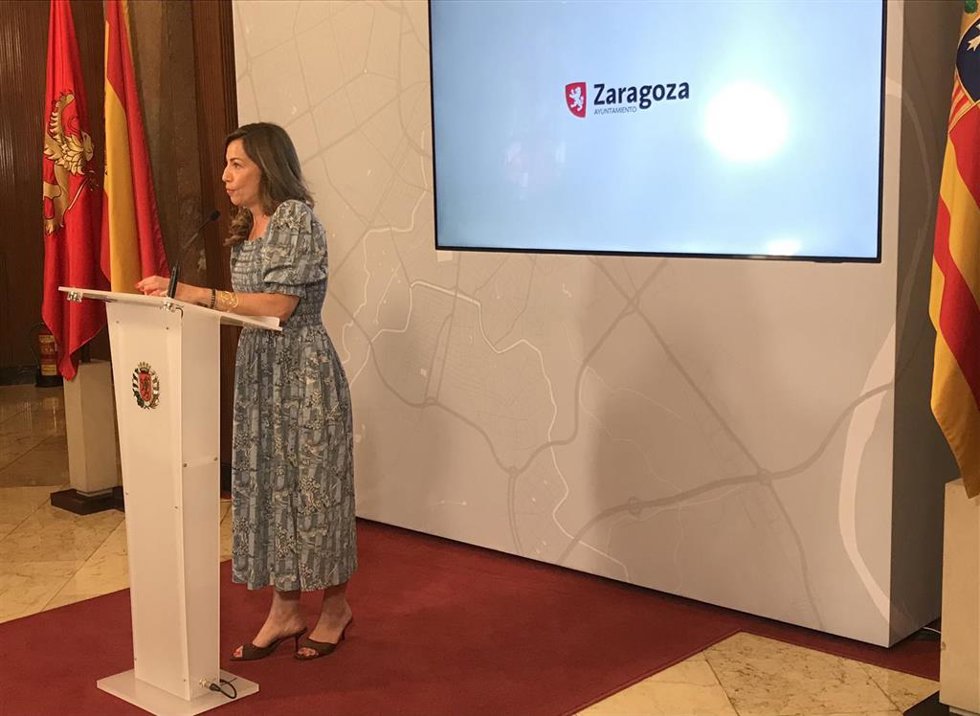 La alcaldesa de Zaragoza, Natalia Chueca