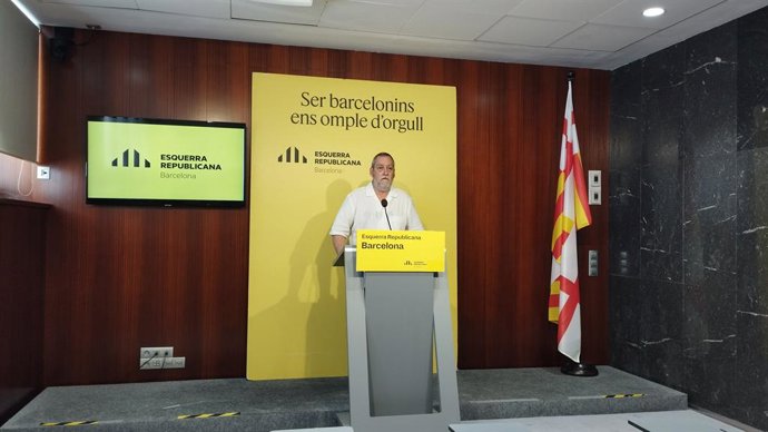 Archivo - El regidor d'ERC a l'Ajuntament de Barcelona, Jordi Coronas
