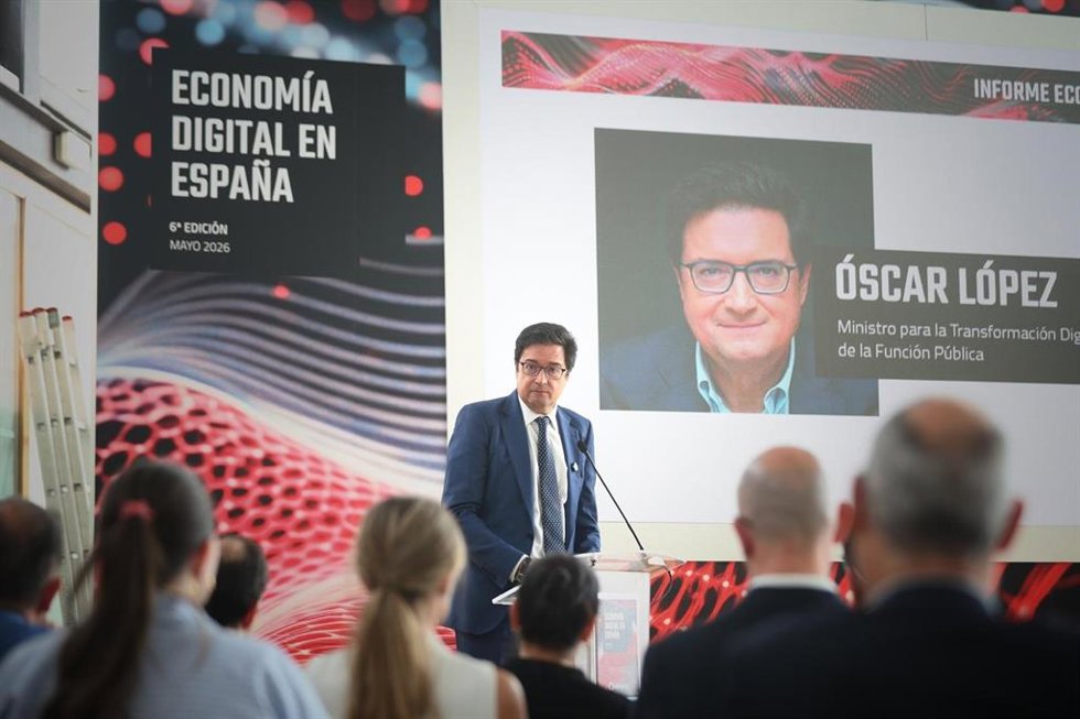 El ministro para la Transformación Digital y de la Función Pública, Óscar López