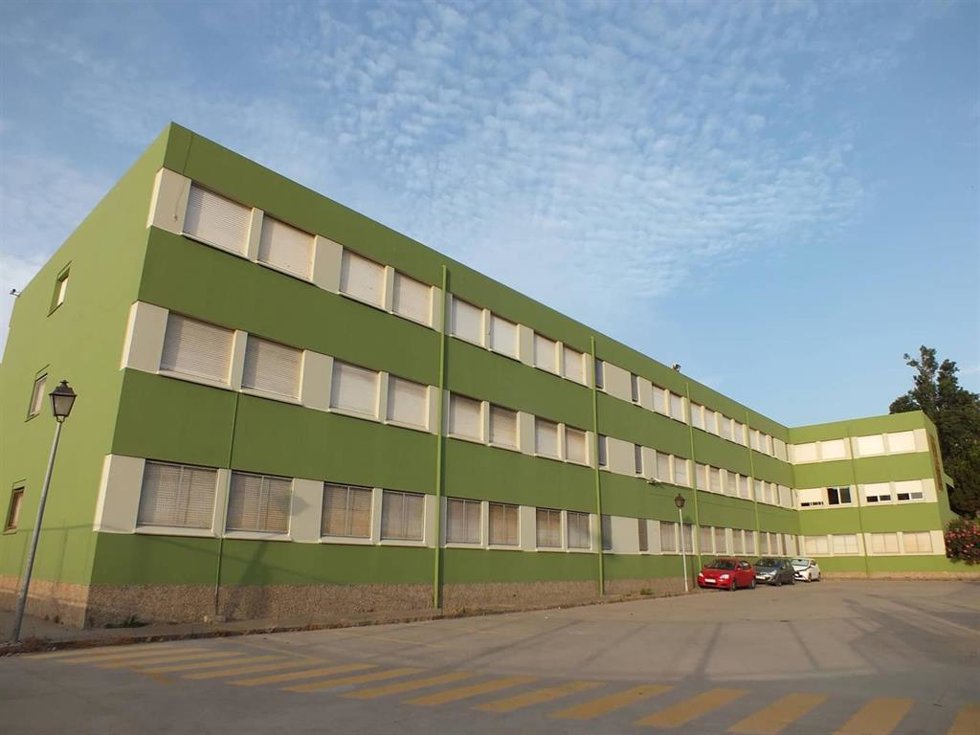 Vista del Instituto de Educación Secundaria (IES) Torre Almirante de Algeciras (Cádiz).