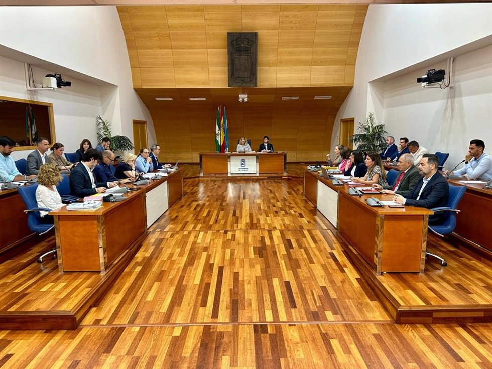 Sesión plenaria correspondiente al mes de mayo en el Ayuntamiento de Fuengirola.