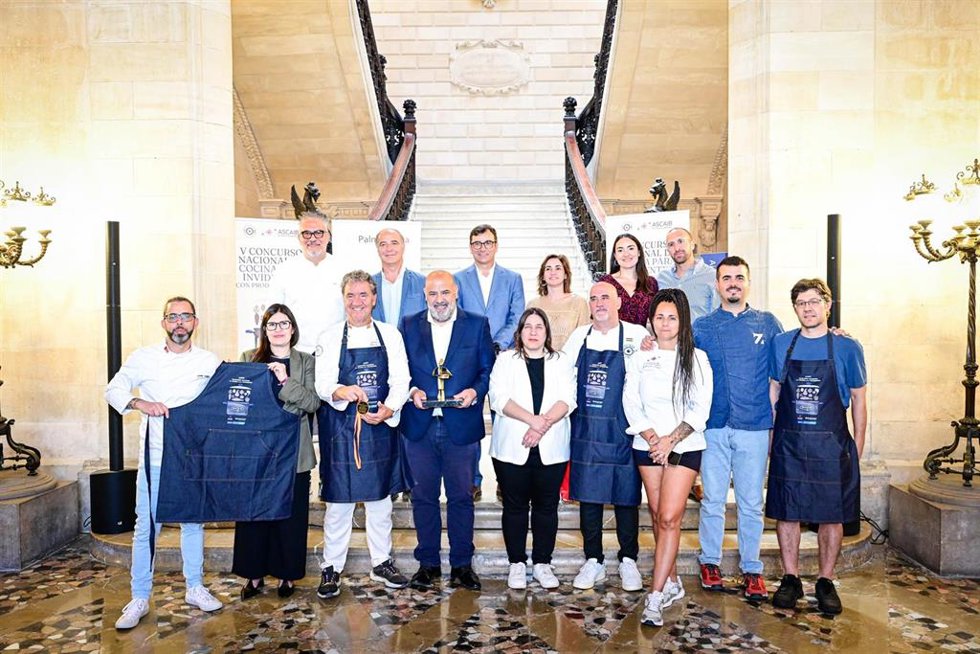 Diez finalistas competirán este sábado en Palma en el Concurso Nacional de Cocina para Personas Invidentes.