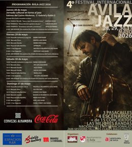 Un festival de jazz y el ciclo 'De libros a letras', entre las actividades del Ayuntamiento de Ávila para estos días.