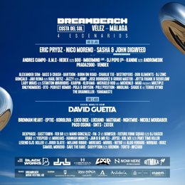 Cartel Dreambeach 2026 en Vélez-Málaga