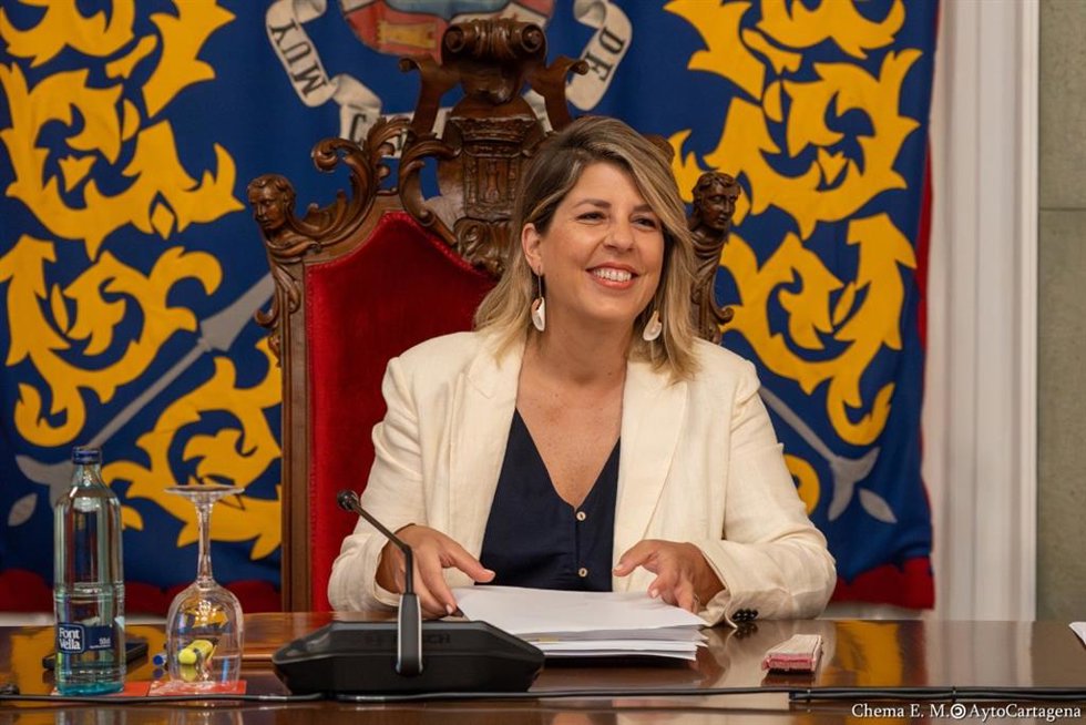 La alcaldesa de Cartagena, Noelia Arroyo