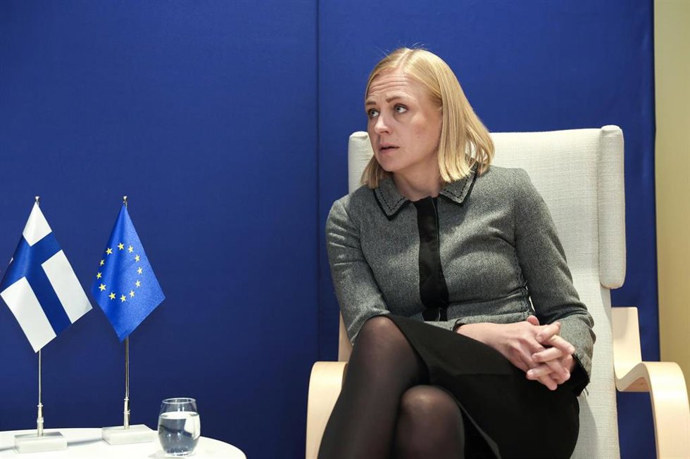 Archivo - La ministra de Exteriores de Finlandia,  Elina Valtonen