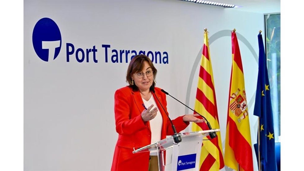 La consellera Paneque en el acto celebrado en el Port de Tarragona