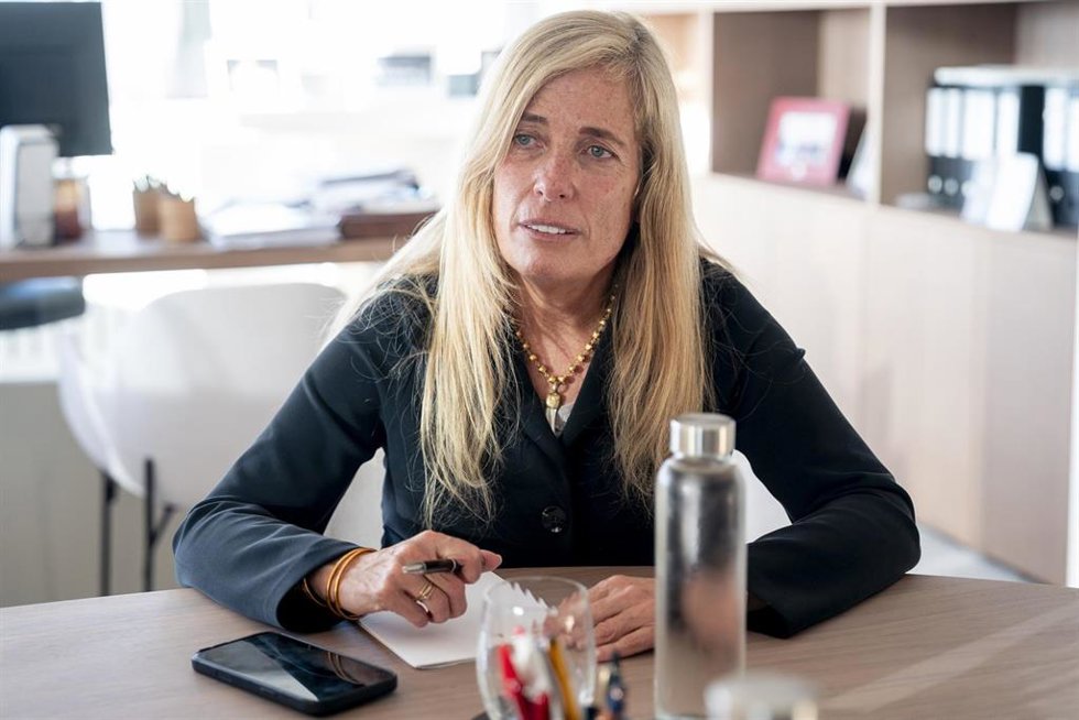 Archivo - La consejera de Economía de la Comunidad de Madrid, Rocío Albert, durante una entrevista para Europa Press, a 12 de noviembre de 2025, en Madrid (España)