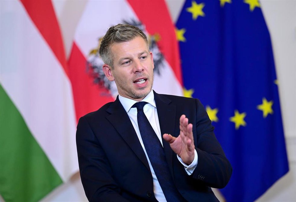 El primer ministro de Hungría, Péter Magyar.