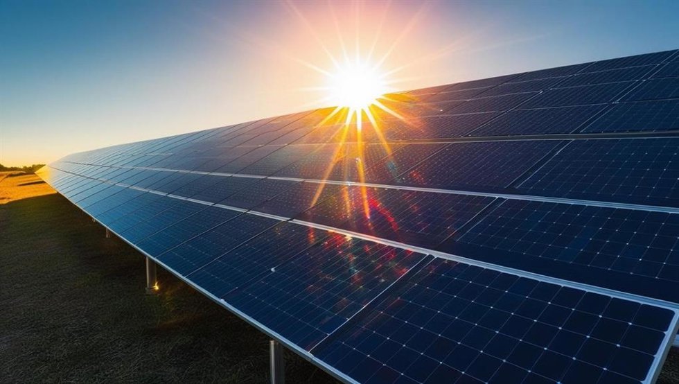 Archivo - Placas solares.