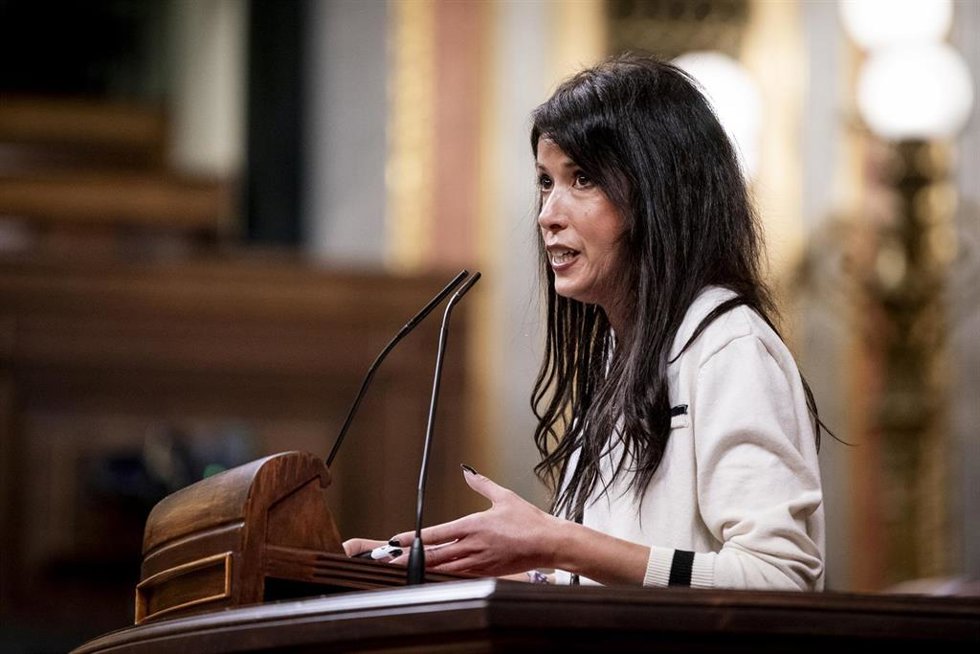 Archivo - La diputada de Podemos Martina Velarde.