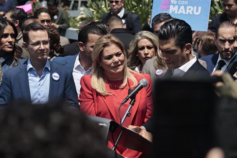 La gobernadora del estado mexicano de Chihuahua, Maru Campos