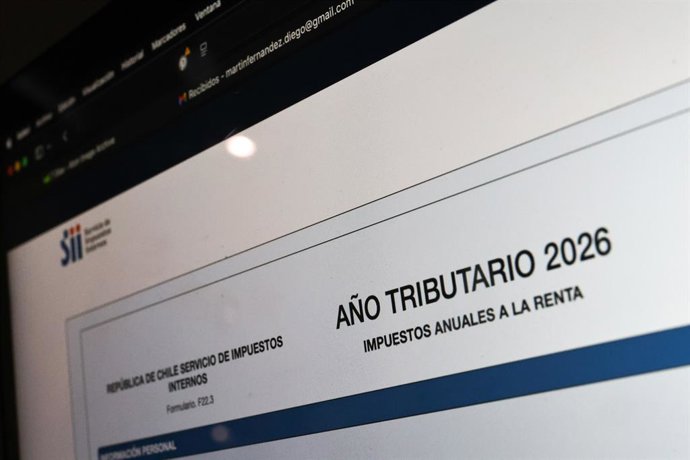 Santiago, 01 de Abril de 2026.  Comienza la Operacion Renta 2026, habilitado en el portal de Servicio de Impuestos Internos para todos los ingresos del ano 2025  Diego Martin/Aton Chile