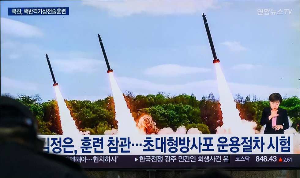 Archivo - Simulacros de detonaciones nucleares en Corea del Norte. Imagen de archivo